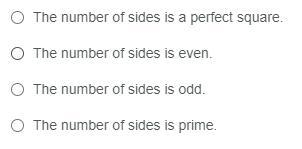 What is true about the number of sides in any regular polygon that has at least one-example-1