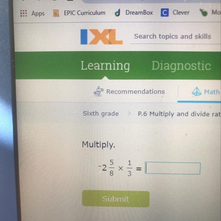 What’s -2 5/8 x 1/3-example-1