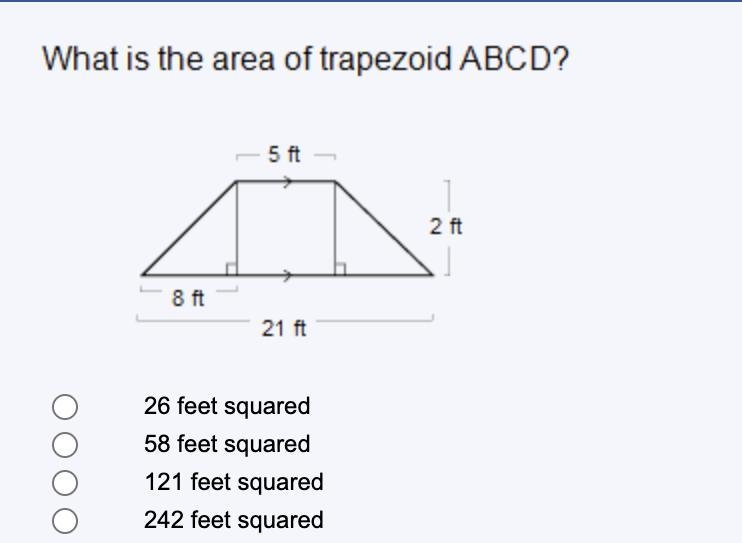 HELP, please!! What is the area of a trapezoid ABC?-example-1