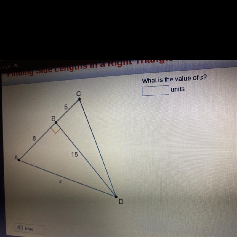 What is the value of s? units-example-1