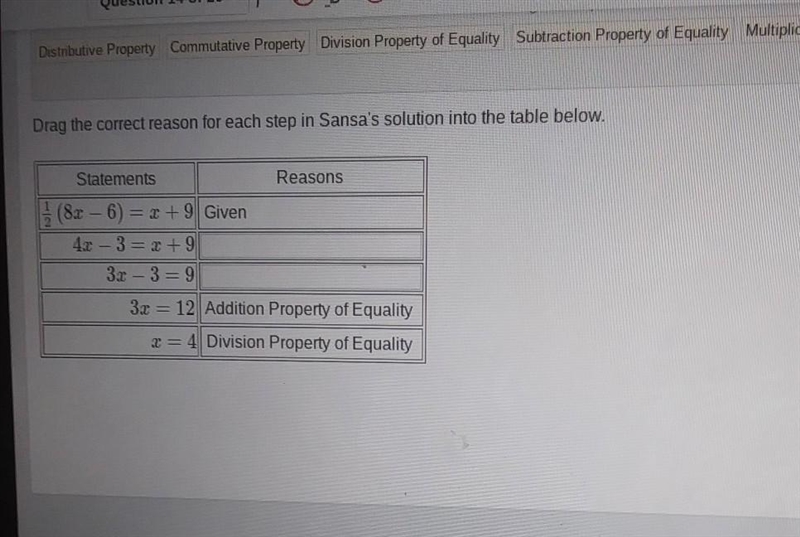 Helpppppp. (the other one cut out is multiplication property of equality)​-example-1