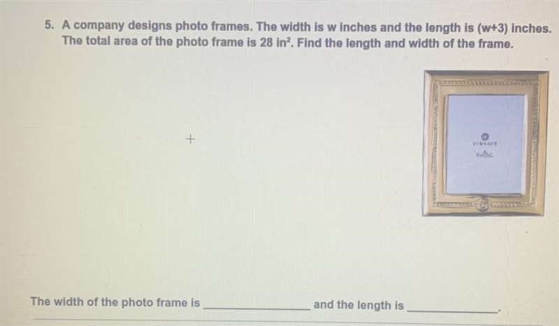 Find the length and width of the frame-example-1