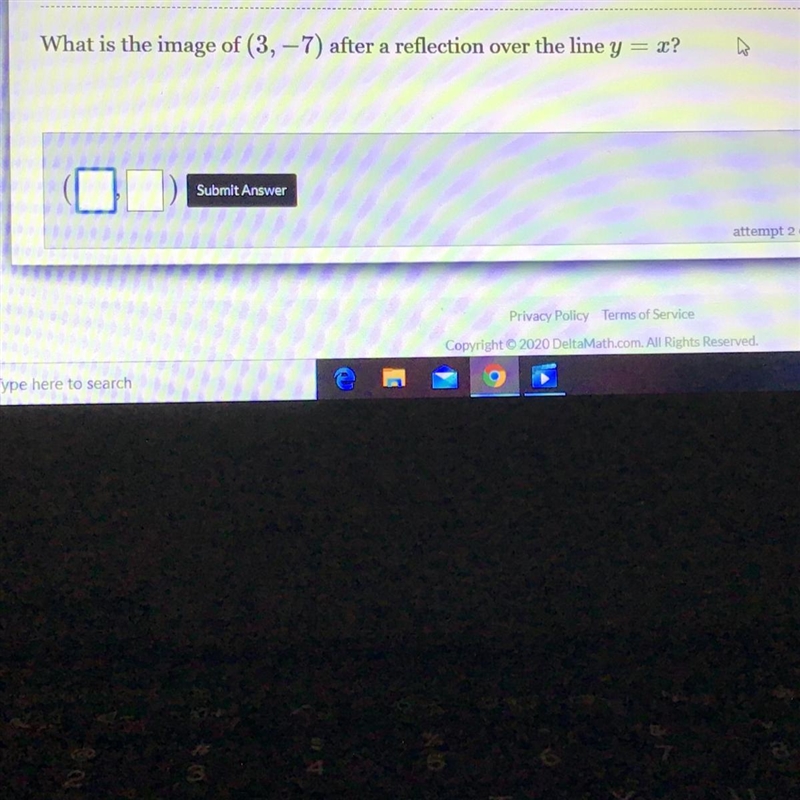 Can someone help? I don’t really understand what reflect over line y=x means :)-example-1