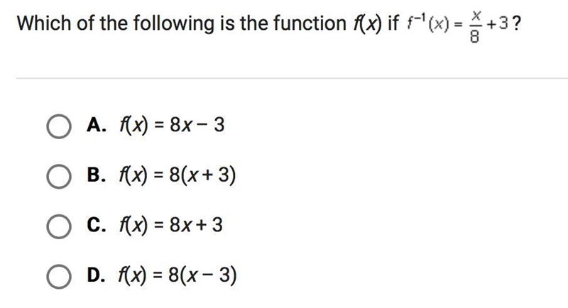 Which of the following is the function of f(x)?-example-1