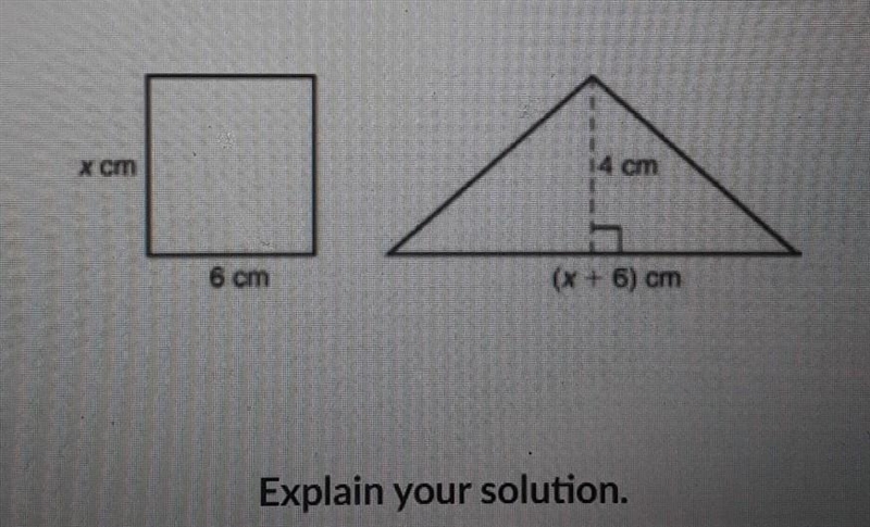 find the values of x that would make the area of the rectangle greater than the area-example-1