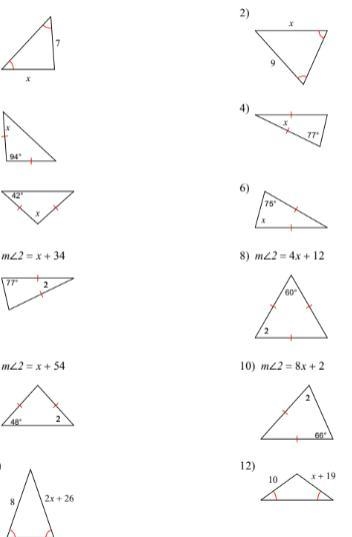 I need this answer fast plz (25 pts) what are the values of x-example-2