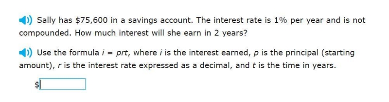 Correct answers only please! Use the formula i = prt, where i is the interest earned-example-1