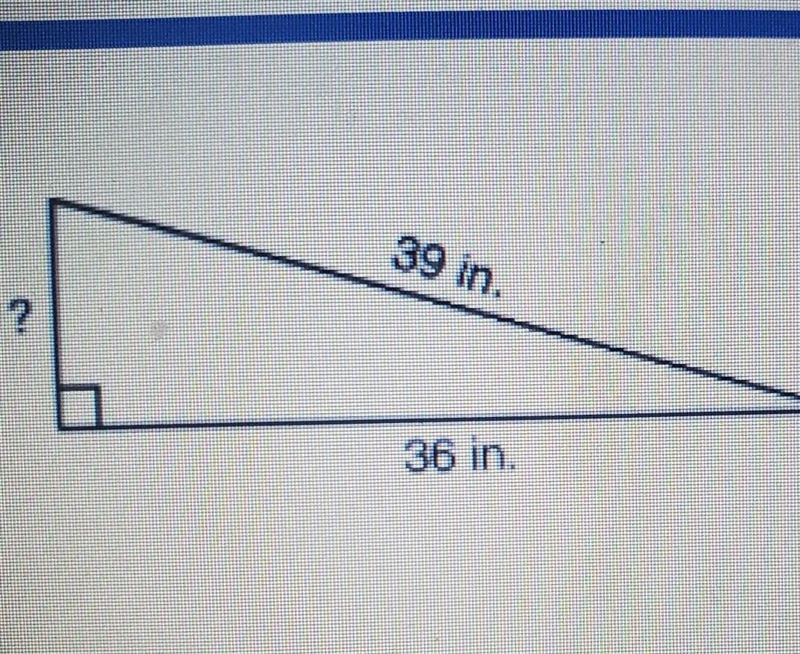 The figure below shows a 39-inch ramp that is attacked to a deck. How high is the-example-1