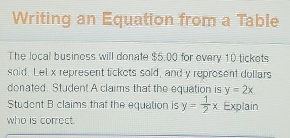 I'm wondering what this means, I explained the equation but is it correct? Please-example-1