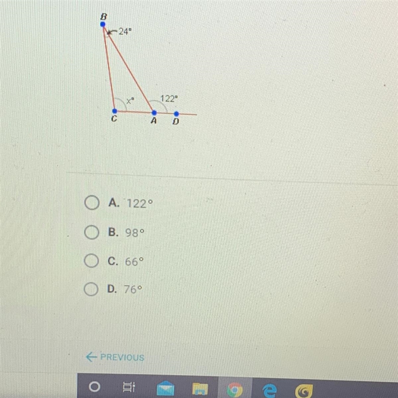 Find the value of x-example-1