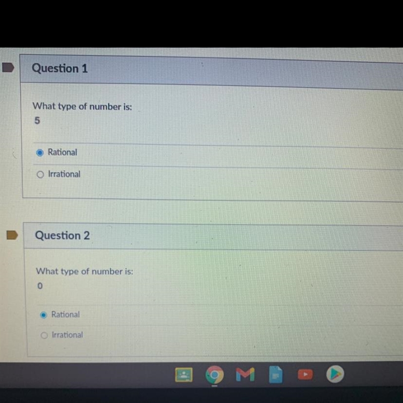 What type of number is: 5? What type of number is 0?-example-1