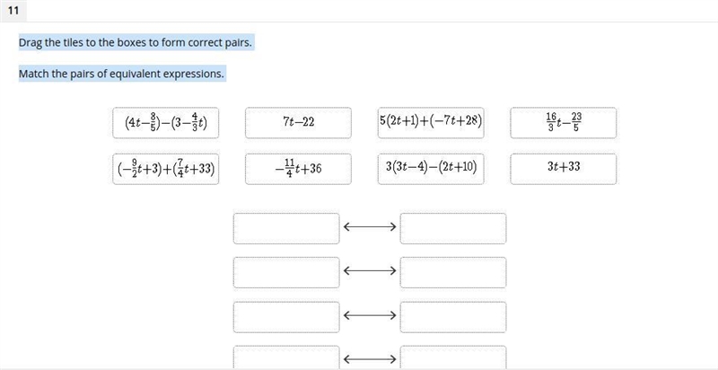 Drag the tiles to the boxes to form correct pairs. (please help) Match the pairs of-example-1