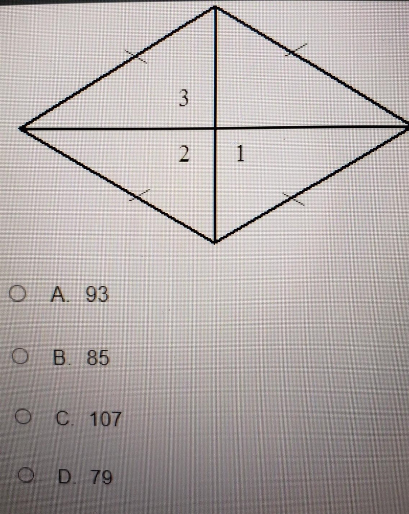 In the rhombus, the measure of angle 1 = 18x, the measure of angle 2 = x + y, and-example-1