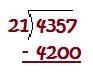 Identify the partial quotient in the first step of this problem, as shown: A2 B100 C-example-1