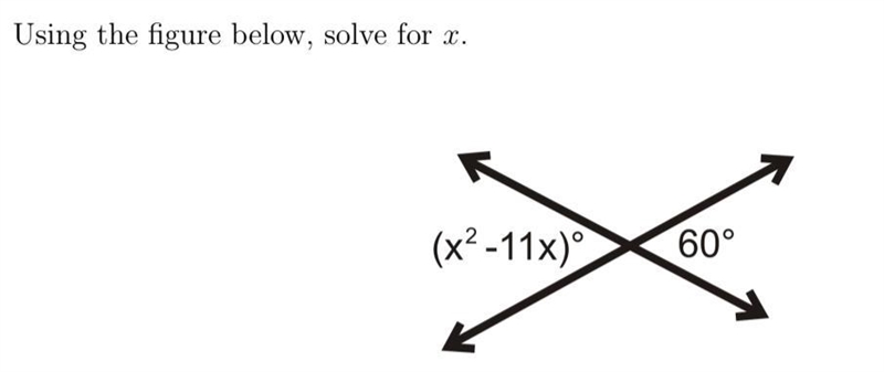 How do you do this? Using the figure below, solve for x. THIS QUESTION IS WORTH 15 POINTS-example-1