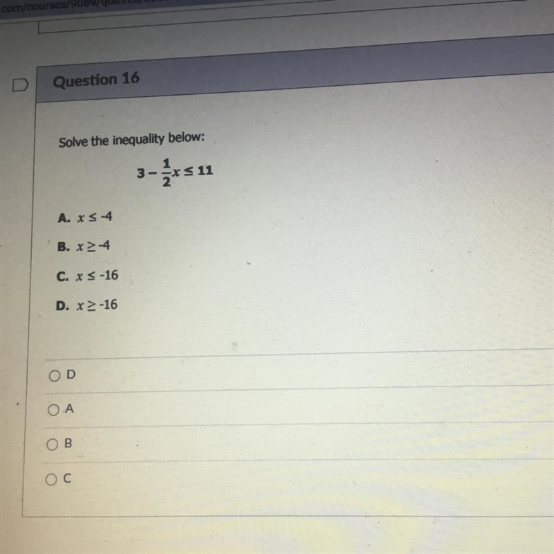 Solve the inequality below:-example-1