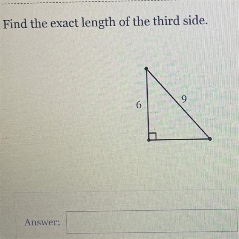 Find the length of the third side?-example-1