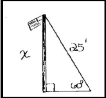 How tall is the flagpole? Round your answer to the nearest hundredth.-example-1