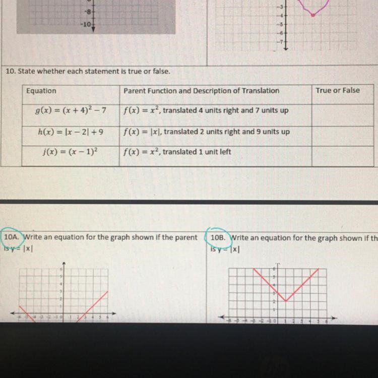 10. State whether each statement is true or false.-example-1