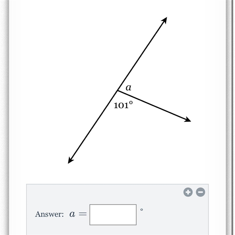 Find the measure of the missing angle-example-1