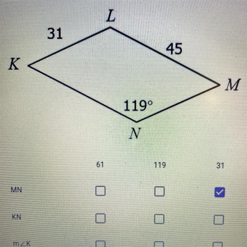 What is the measure of angle K, L and M? HELP PLEASE-example-1