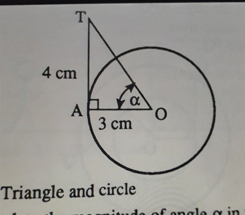 A) Calculate the magnitude of the angle a in the diagram above. b) Find the length-example-1