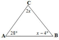 Find the Value of x by filling in the blanks in the provided statement-reason solution-example-2