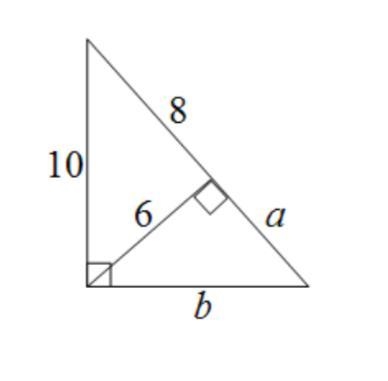 What are the values of a and b?-example-1