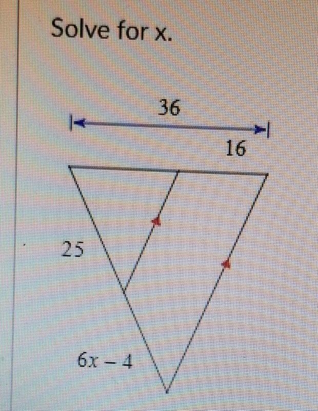 How do I solve for x ?​-example-1