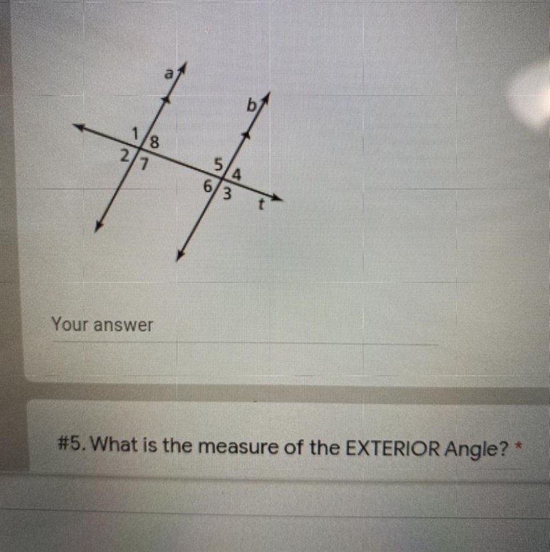 What is a corresponding angle?-example-1