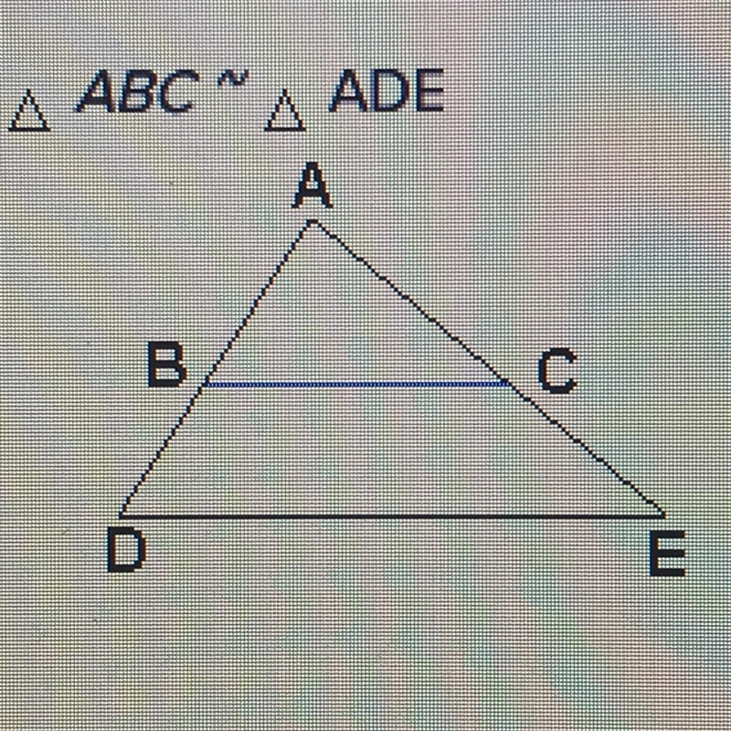 AC=4, AE=7, AD=10, what is the length of AB? A: 1 3/7 B: 2 1/2 C: 5 5/7 D: 17 1/2-example-1