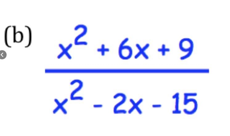 Can anyone pls help with this question? Simplify the following algebraic fraction-example-1