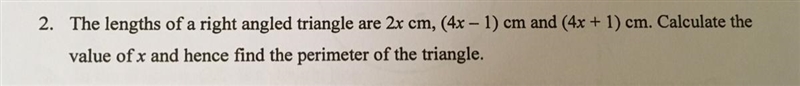 How to solve this pythagoras theorem-example-1