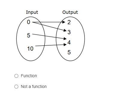 Function or not a function.-example-1