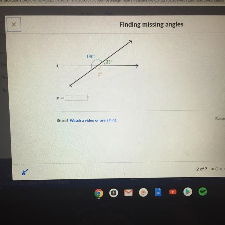 What is x??? Help please-example-1