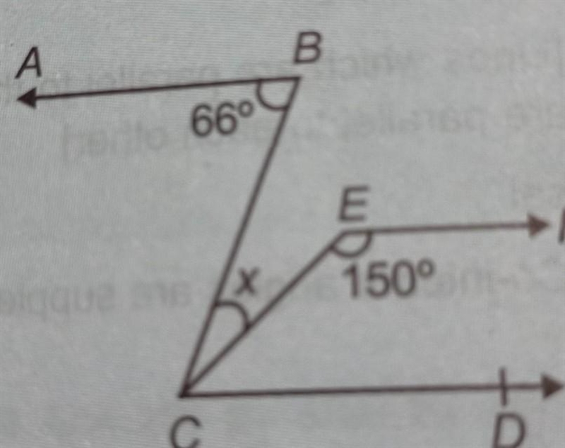 Please find the value of x with explaination​-example-1