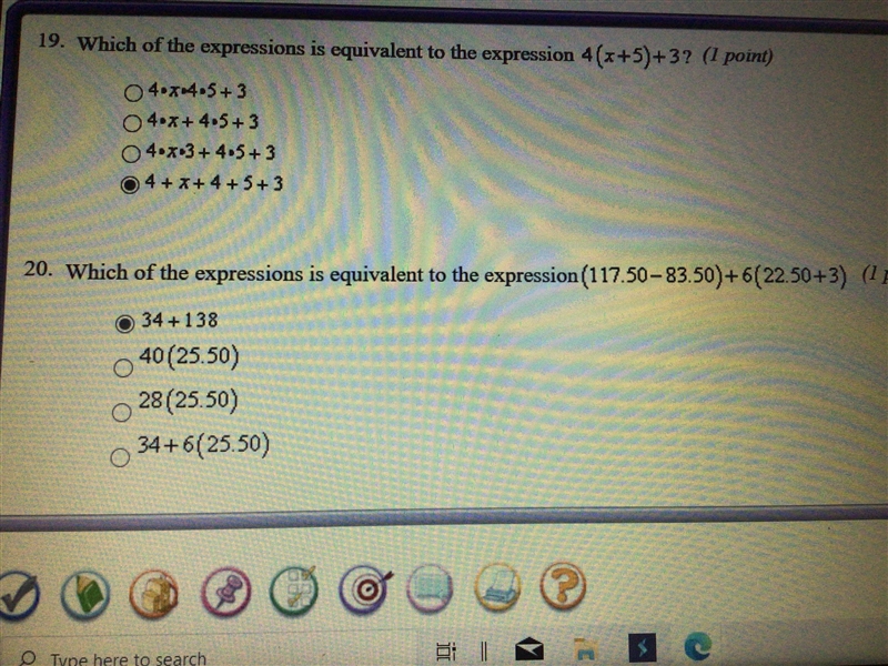 Please help with these four questions and thanks-example-1