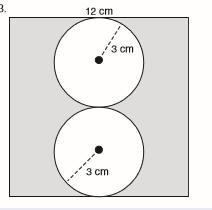 Calculate the area of the shaded region. Use 3.14 for pi; round to the nearest tenth-example-1