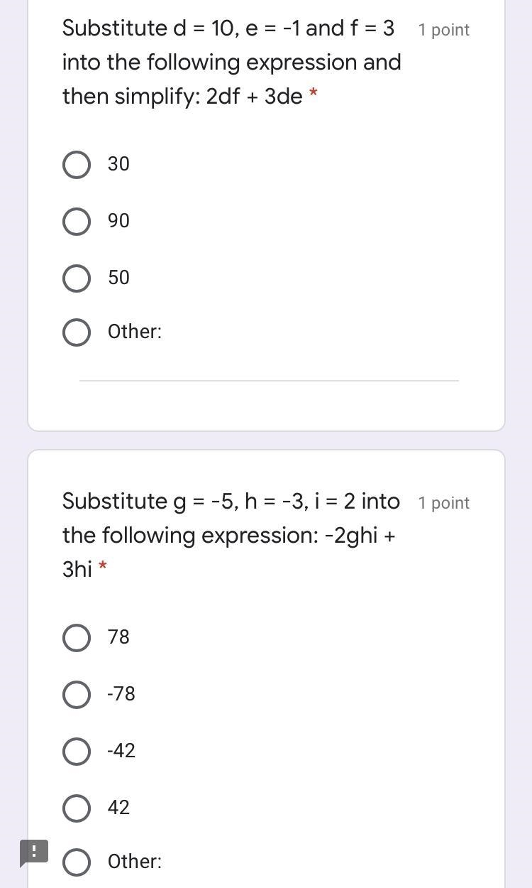 Please help ! Need answers. ASAP I’m not sure how to do them . Please give answers-example-1