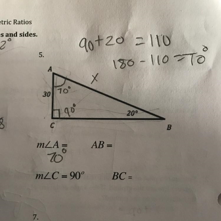 How do you find either side length?-example-1