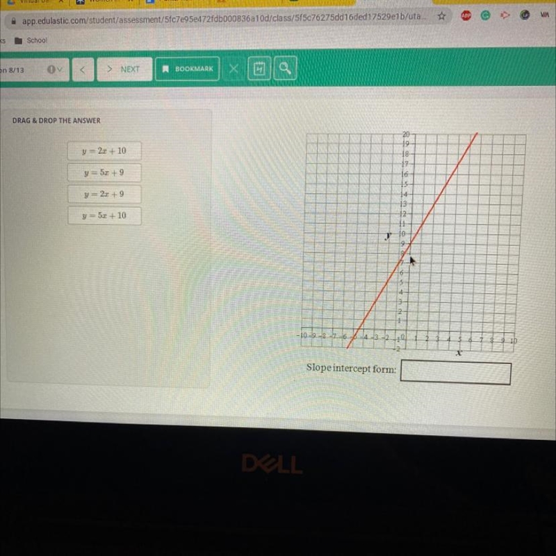 What is the slope equation? Drag and drop answers-example-1