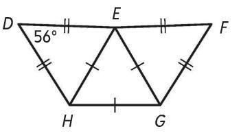 The measure of angle DEH is ___ degrees.-example-1