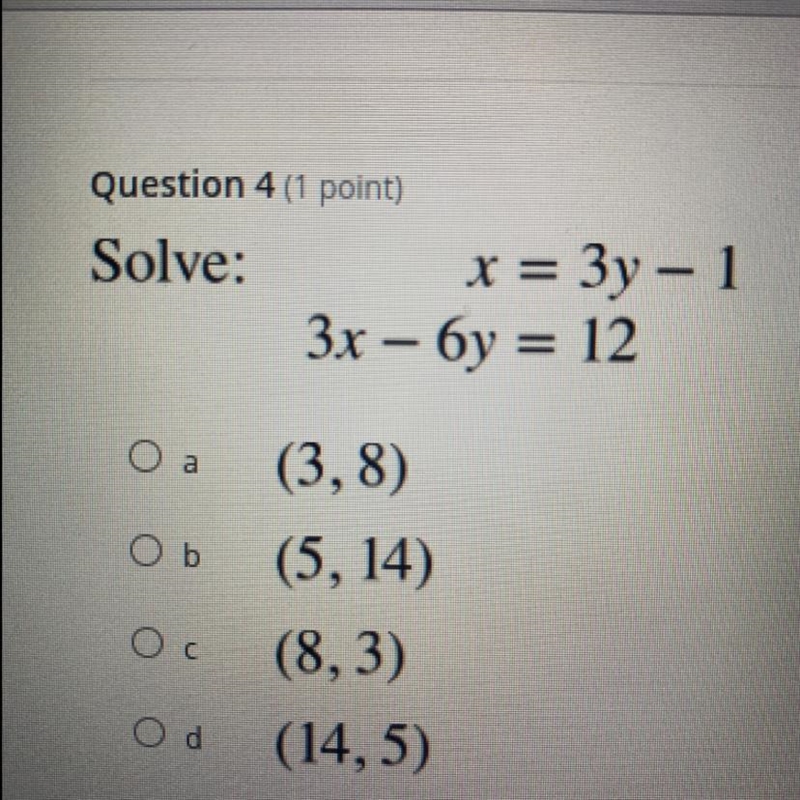 Solve solving systems using substitution.-example-1