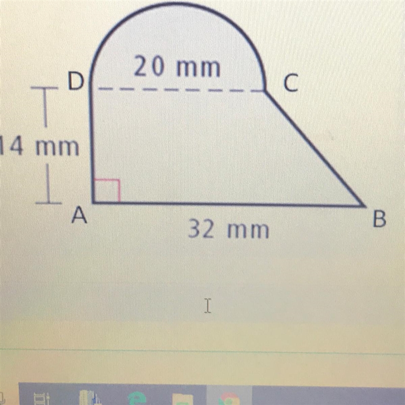 Find the area of the composite figure in square mm. Round your answer to the nearest-example-1