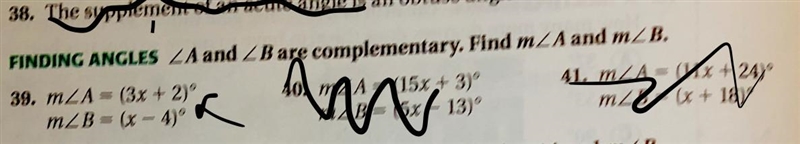 Help on math angle question. ik its easy but I have no idea how math works :D-example-1