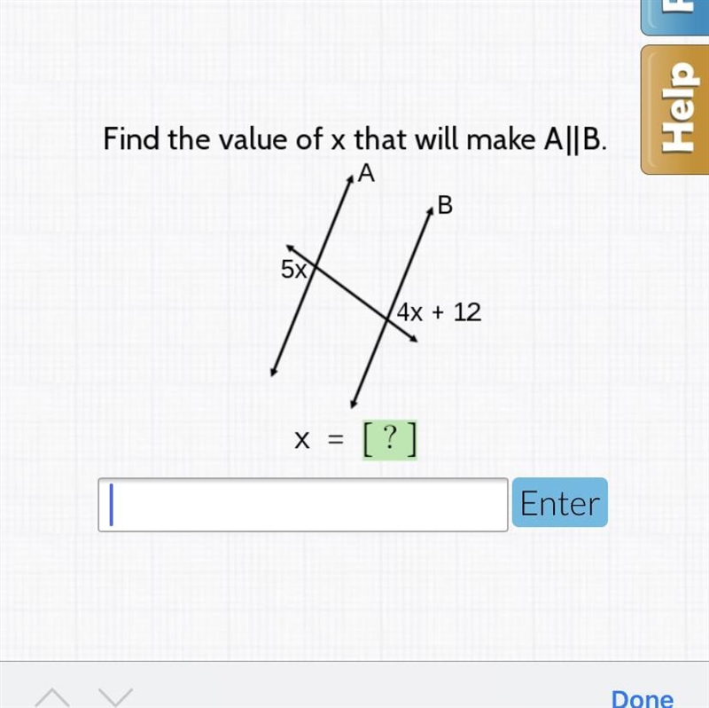 I need to find the value of c please help :(-example-1