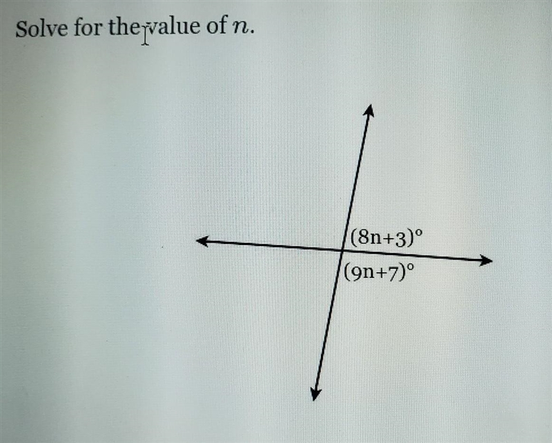 I need help finding the value of n​-example-1