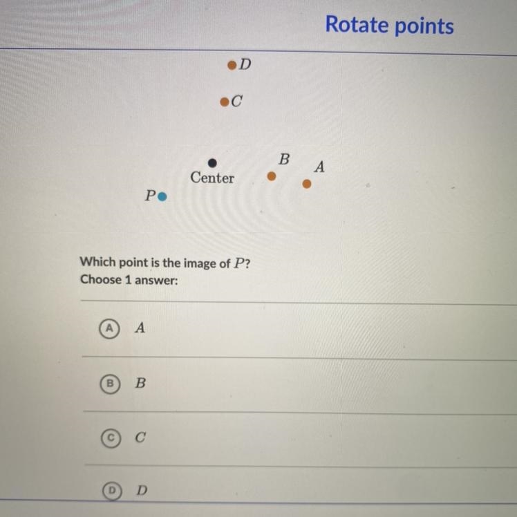 Point P was rotated by 135 ° (the center of rotation is indicated).-example-1