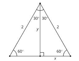 Find the area of the triangle below. A.√3/2 B.√3 C.2√3 D.2√2-example-1