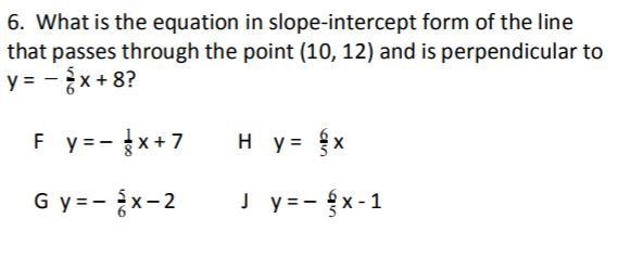 What is the equation in slope-intercept form of the line that passes through the point-example-1